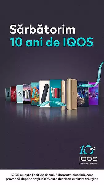 10 ani de IQOS!  Philip Morris International aniverseaza 10 ani de calatorie catre un viitor fara fum