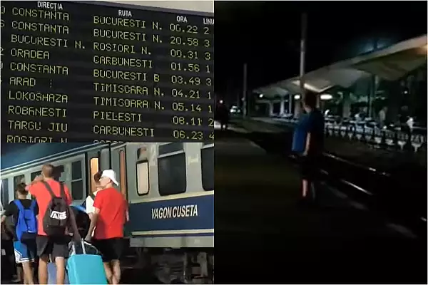 15 ore de cosmar pentru calatorii unui tren, pe ruta Mangalia – Bucuresti Nord – Craiova. Pasagerii au suportat o caldura infernala