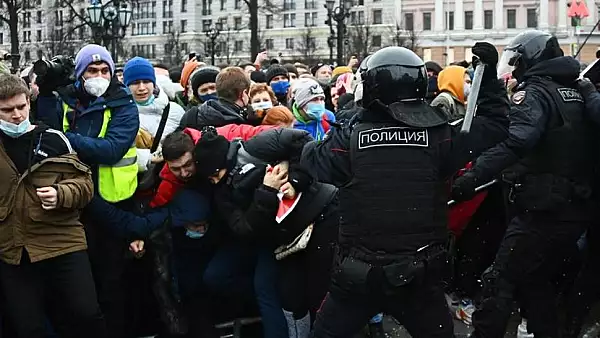 40.000 de protestatari la Moscova, mii de oameni au fost arestati