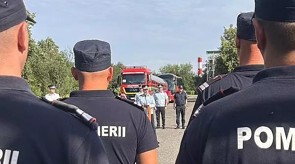 80 de pompieri romani vor pleca in Franta pentru a lupta contra incendiilor de padure