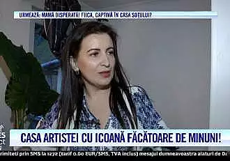 Acces Direct. Ionela Bran, casa plina de amintiri, in munti! Artista de muzica populara are o icoana facatoare de minuni! / VIDEO