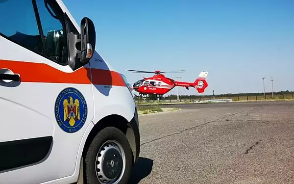 Accident cu trei raniti pe DN21. O victima in stare grava, preluata de elicopterul SMURD