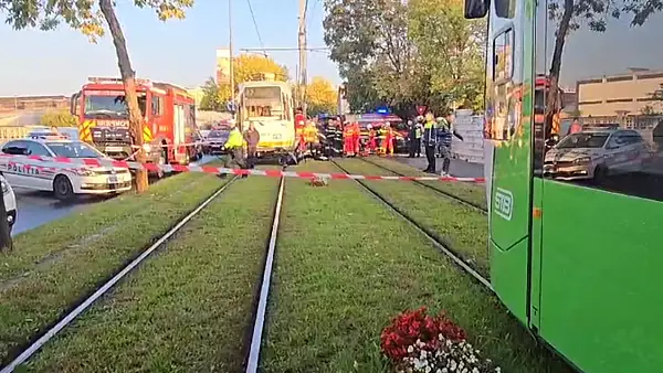 Accident grav, pe Soseaua Progresului, din Bucuresti: un mort, dupa impactul cu un tramvai. Substante psihoactive, depistate dupa testarea vatmanului - VIDEO