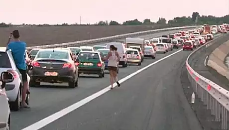 Accident in lant pe Autostrada Soarelui: mai multe masini s-au ciocnit
