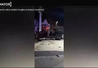 Accident teribil in Maramures! Un tanar a murit, dupa ce masina in care era incarcerat a luat foc / VIDEO