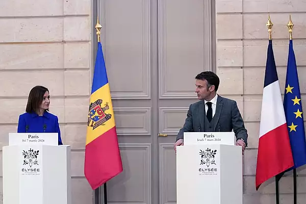 Acord de aparare intre Franta si Republica Moldova: Macron si Sandu cer retragerea trupelor rusesti stationate ilegal in Transnistria