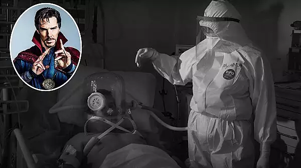 Actorul Benedict Cumberbatch, alaturi de artisti romani, prezinta in proiectii uriase lupta medicilor romani cu virusul ucigas