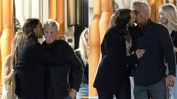 Actorul Sean Penn se iubeste cu o tanara actrita moldoveanca. Sarut pasional la doi ani dupa divortul de Leila George