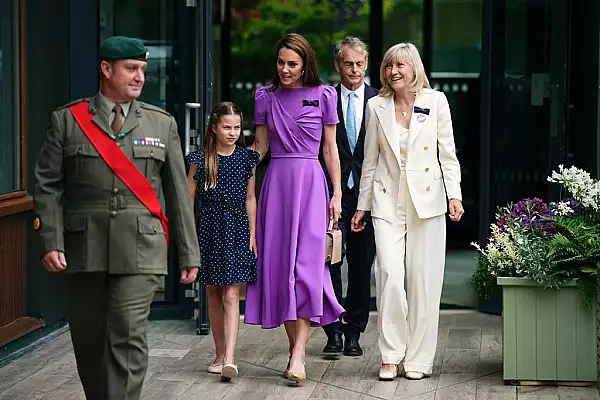 Adevaratul motiv pentru care Kate Middleton a mers doar cu fiica ei Charlotte la finala Wimbledon. De ce nu a fost insotita de printul William si cei doi baieti