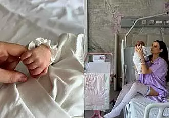 Adrian Popa a devenit tatic. Sotia lui, Madalina, a adus pe lume o fetita. Primele imagini cu micuta / VIDEO