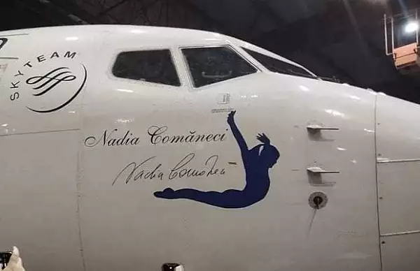 Aeronava TAROM care va duce sportivii romani la Jocurile Olimpice, redenumita ,,Nadia Comaneci". Reactia fostei mari gimnaste