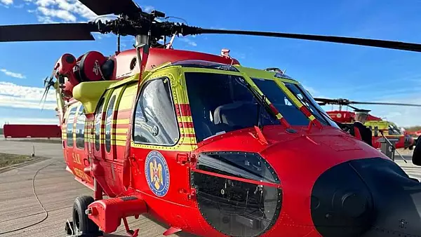 Al 5-lea elicopter Black Hawk pentru interventii in situatii de urgenta a ajuns in Romania - Anuntul DSU