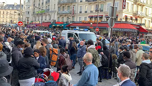 ALERTA cu bomba la Paris: Sute de francezi, in strada, dupa ce au fost EVACUATI urgent din Gara de Nord - FOTO&VIDEO