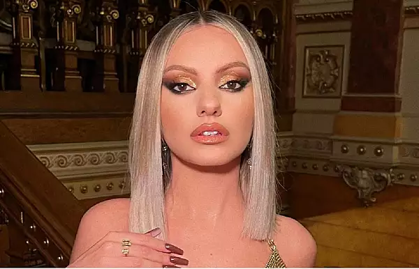 Alexandra Stan, aparitie incendiara in cea mai transparenta salopeta. Artista arata minunat fara sutien FOTO