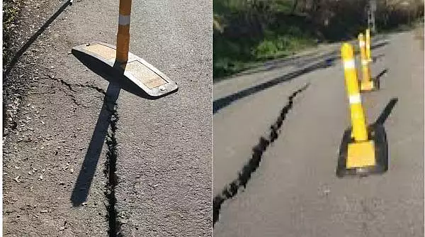 Alunecare de teren in Cluj-Napoca: Traficul este restrictionat pe o strada din oras