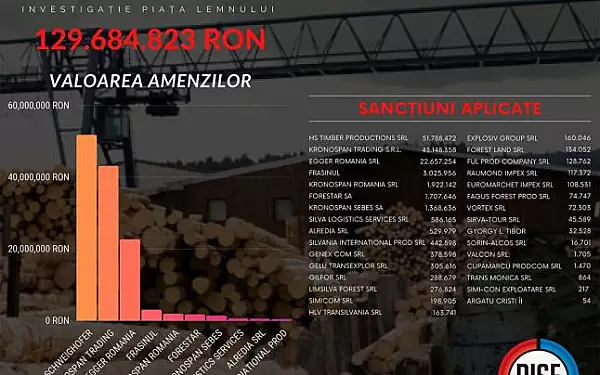 Amenzi de 25 milioane de euro pentru Holzindustrie Schweighofer, Kronospan si Egger. Reactia Egger