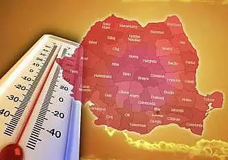Anunt ANM! Cod galben de canicula in Romania. Ce temperaturi vor inregistra termometrele si care sunt zonele vizate