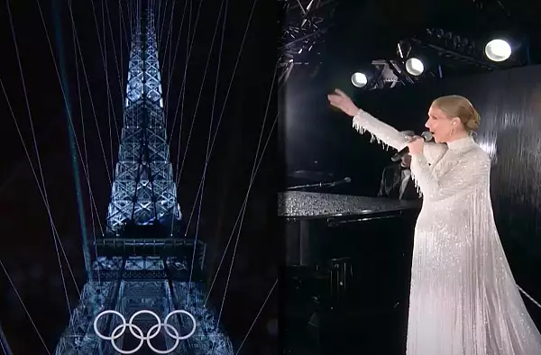 Aparitia spectaculoasa a lui Celine Dion, la ceremonia de deschidere a Jocurilor Olimpice de la Paris 2024, dupa ce a fost diagnosticata cu o boala incurabila