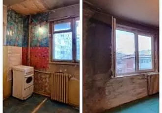 Apartamentul din Bucuresti care arata ,,ca dupa razboi" a devenit viral pe internet. Ce suma trebuie sa platesti ca sa-l cumperi / FOTO