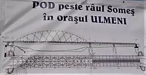 ,,APOLODORII" – Seful Inspectoratului in Constructii: Nu este stabilita receptia finala a podului de la Ulmeni; Primarul Morar: La testul de rezistenta, stau su