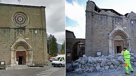 Aproape 300 de cladiri istorice au fost distruse de cutremurul din Italia