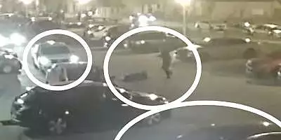 Atacul fostului sef al Politiei Locale Oradea asupra sotiei a fost surprins de camerele de supraveghere - VIDEO
