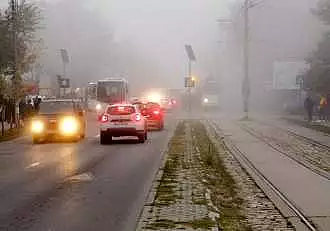 Avertisment ANM! Cod galben de ceata in mai multe localitati din tara. In unele zone vizibilitatea este redusa sub 50 de metri