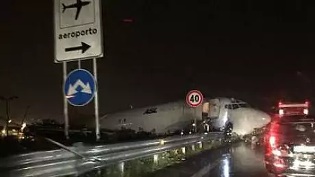 Avion iesit de pe pista, in Italia, vineri dimineata