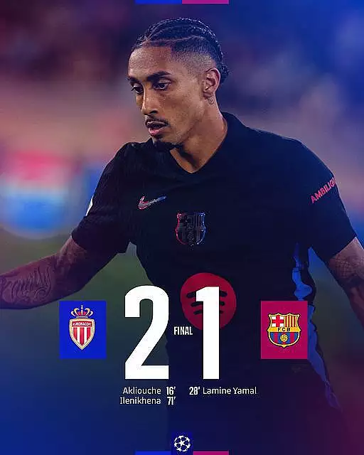 Barcelona pierde meciul cu Monaco in Liga Campionilor; Flick ramane optimist