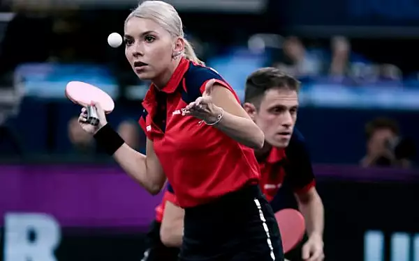 Bernadette Szocs, campioana europeana la tenis de masa, la dublu. Finala, cu Samara si Dragoman. Ce a spus medaliata cu aur