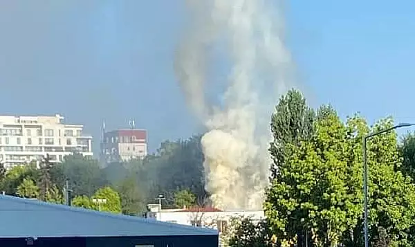 BREAKING | Incendiu devastator in Pipera! A luat foc restaurantul lui Ciprian Marica, din Capitala