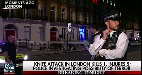 BREAKING NEWS: ATAC cu arma alba in centrul Londrei: Un mort si cinci raniti(VIDEO)