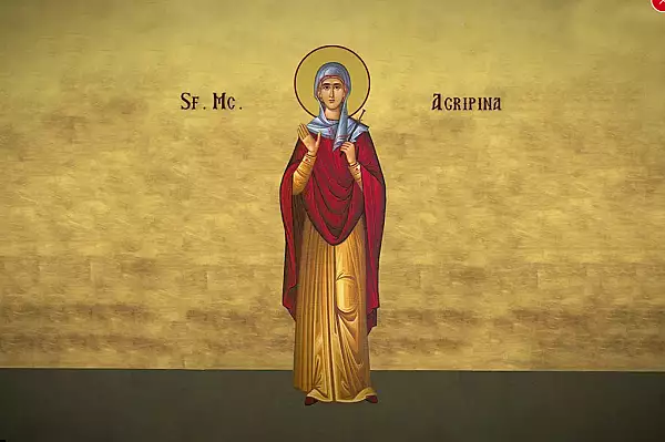 Calendar crestin ortodox, miercuri, 23 iunie. Cine a fost Sfanta Mucenita Agripina