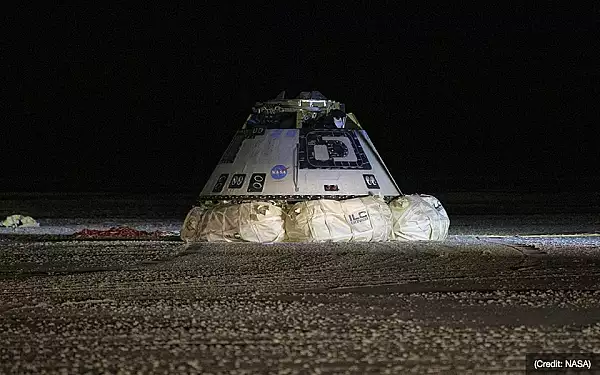 Capsula Boeing Starliner a revenit pe Pamant. Astronautii au ramas in spatiu