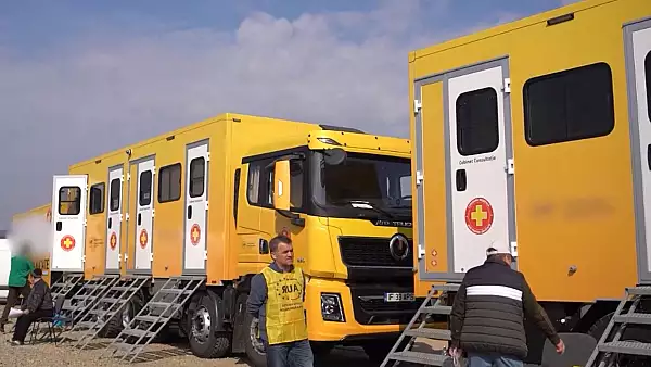 Caravana medicala continua! Zilele urmatoare, spitalul mobil va fi in Vaslui, Galati, Braila si Tulcea