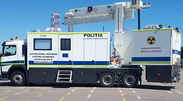 Cargoscan, sistemul mobil de scanare a containerelor si TIR-urilor in Portul Constanta