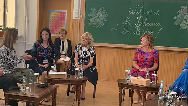 Carmen Iohannis, catre Jill Biden: ,,Va multumim ca ati venit, ca ne dati speranta" - Mesaj, in premiera, catre romani si ucraineni