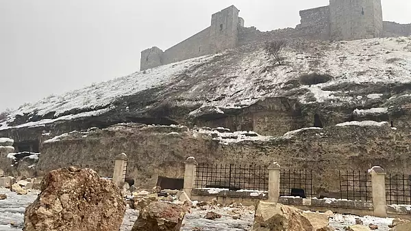 Castelul Gaziantep, pus la pamant de cutremurul devastator din Turcia - Rezista de 2.000 de ani - FOTO&VIDEO