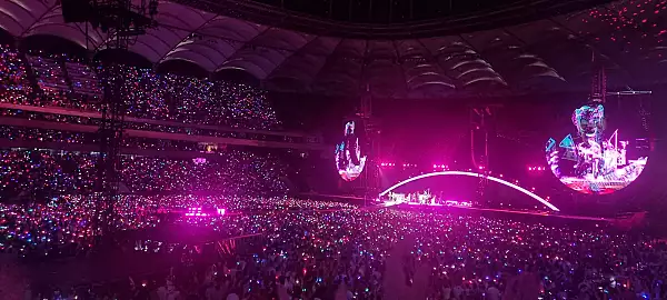 Cati bani a incasat Primaria Bucuresti pentru concertele Coldplay de pe Arena Nationala