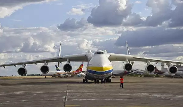 Cel mai mare avion din lume urmeaza sa aterizeze pe Otopeni: Antonov An-225