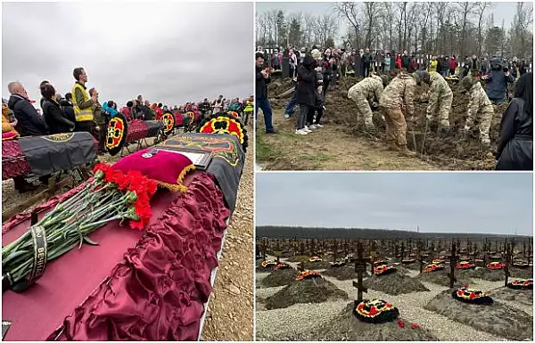 Cel mai mare cimitir pentru mercenarii Wagner morti pe frontul din Ucraina: ,,E gresit sa facem dintr-o statiune o groapa comuna"