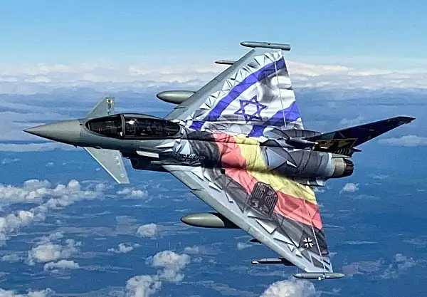 Cel mai mare exercitiu aerian din Israel. Avioane din Israel si Germania au survolat impreuna