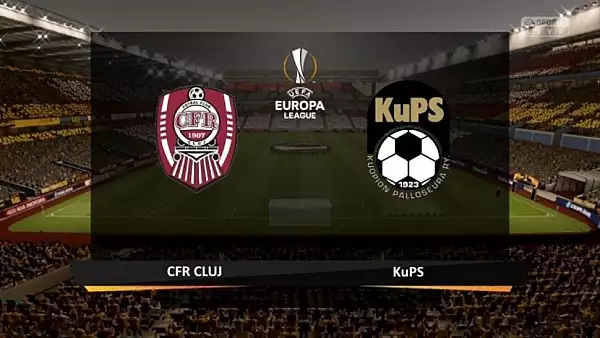 CFR Cluj, la un pas de grupele Europa League! Campioana Romaniei, favorita cu finlandezii de la KuPS