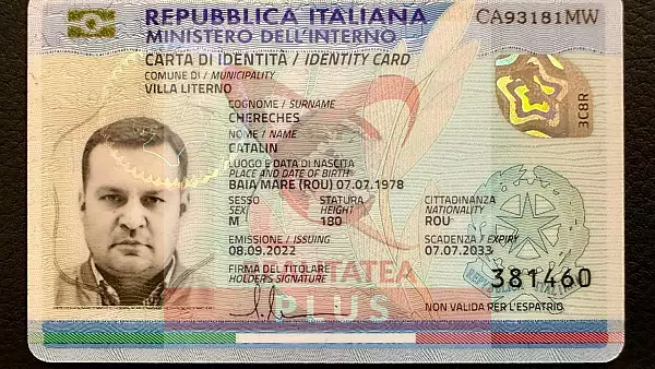 Chereches avea asupra lui carte de identitate din Italia si importante sume de bani. Imagini in EXCLUSIVITATE