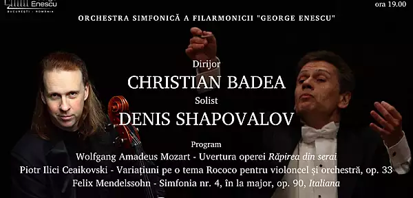 Christian Badea si Denis Shapovalov, castigator al concursului Ceaikovski, in final de stagiune. Shapovalov: "Prin viata mea curge muzica lui Ceaikovski"
