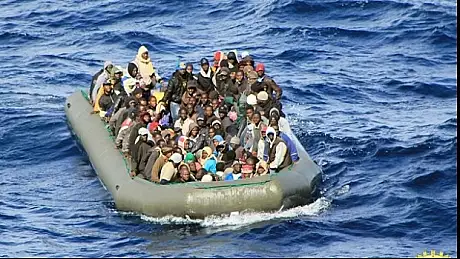 Circa 2.300 de migranti au fost salvati sambata din Marea Mediterana