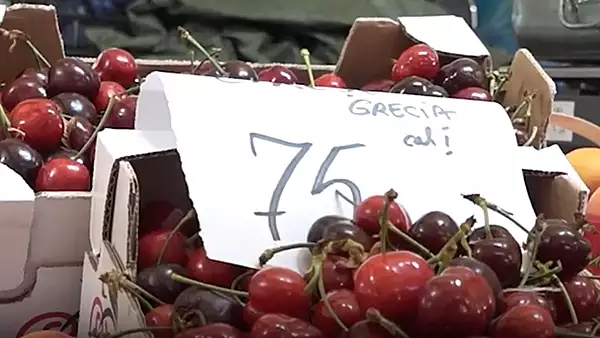 Ciresele de import, mai scumpe decat mielul de Paste! Cu cat se vinde kilogramul in piete: pensionarii sunt revoltati