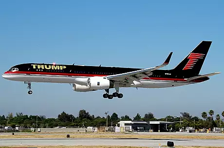 Cum arata avionul lui Donald Trump, de 100 milioane de dolari