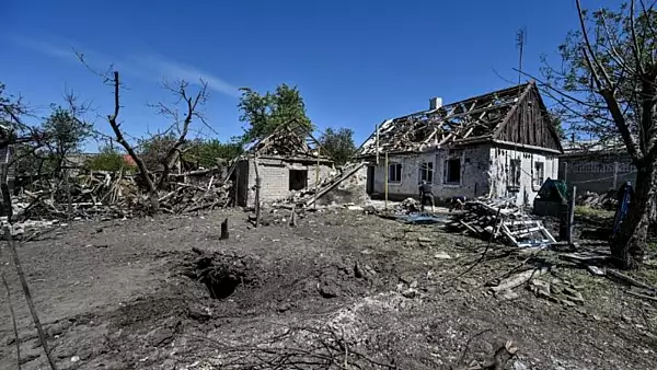 Cum arata un sat de langa Zaporoje dupa 18 bombardamente pe zi - FOTO