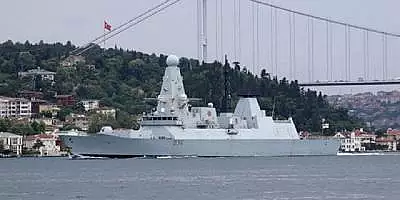 Cum intretine Rusia tensiunea in Marea Neagra: traseul distrugatorului HMS Defender, falsificat VIDEO